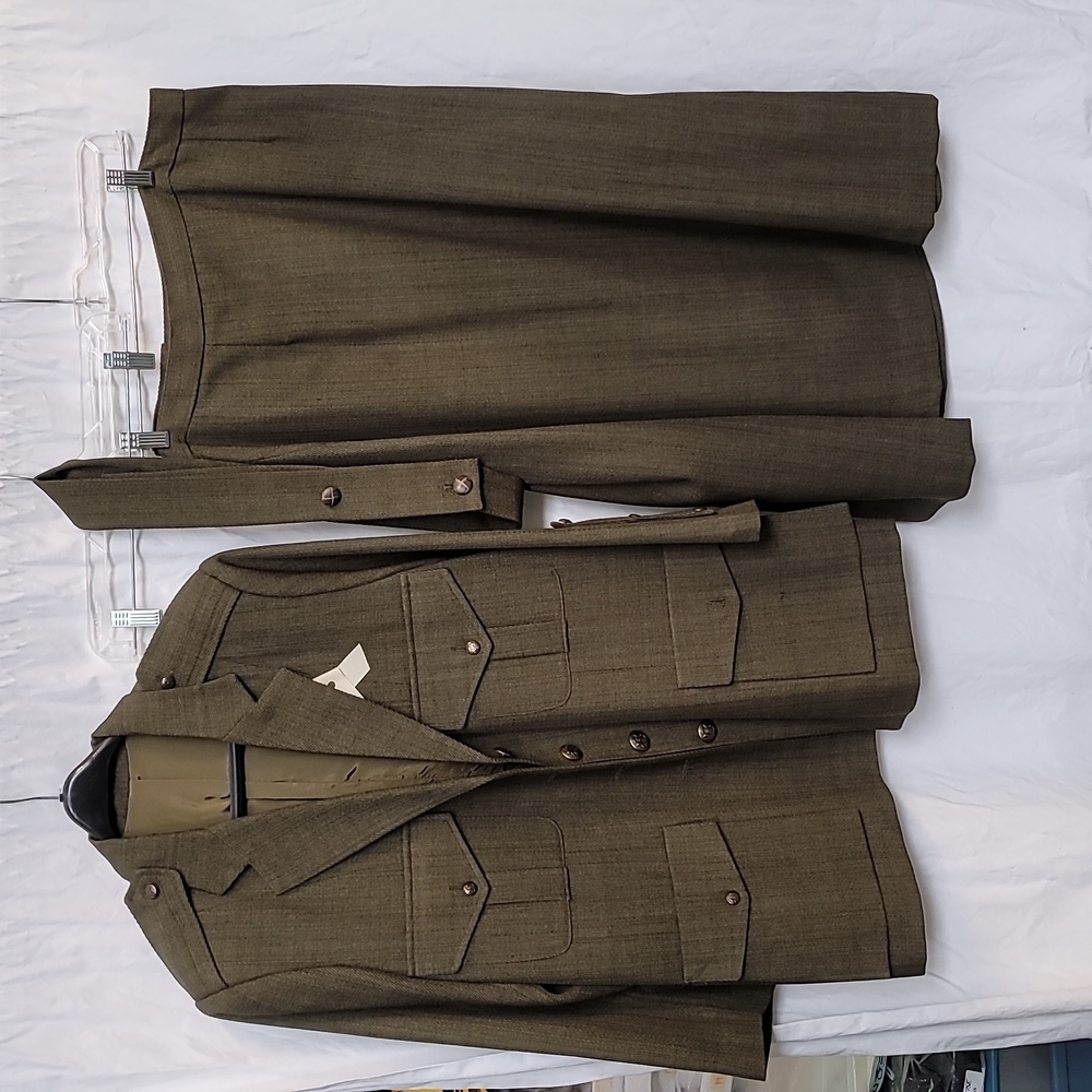 Bespoke military 3pce suit w38 approx. XXL